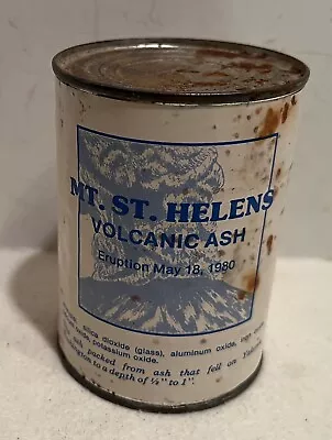 Mt St Helens Volcanic Ash Eruption May 18 1980 Yakima WA Tin Can • $44.95