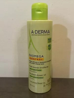 A-Derma Exomega Control Emollient Shower Oil Anti-Scratching 500ml Exp 05/26 • £31.80