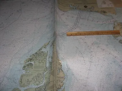 NOAA Nautical Chart Map Chesapeake Bay Entrance Virginia #12221   Free Shipping • $20