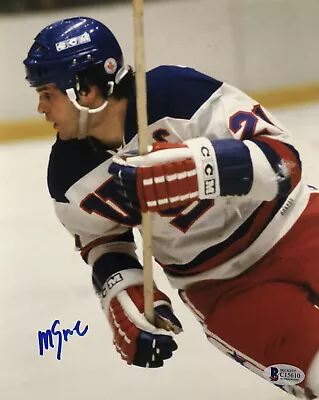 SALE! Mike Eruzione Signed 8x10 Photo Miracle On Ice 1980 USA Hockey Beckett • $24.95