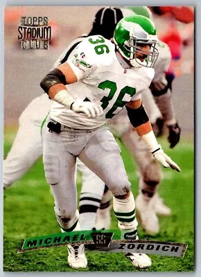 1996 Stadium Club Michael Zordich #276 Philadelphia Eagles Football Card • $1.89