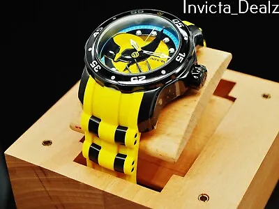 Invicta Marvel 48mm X-Man Wolverine Limited Ed  Quartz Yellow Strap SS Watch • $129.99