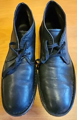 John Varvatos Hipster Men's Chukka Boots Size 11 Leather Black DISPLAY MODEL • $45