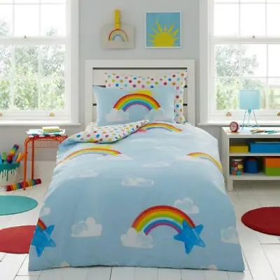 Boys Girls Kids Childrens Duvet Quilt Cover Set Matching Fitted Sheet Curtains • £9.95