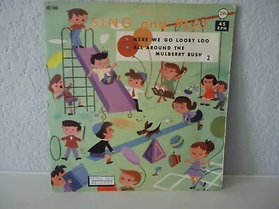 Vintage 1962 Peter Pan Record #566 SONGS TO SING AND PLAY 45RPM - Two Songs  • $3.99