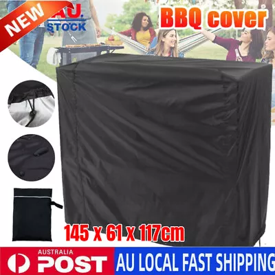 BBQ Cover 2 Burner Waterproof Outdoor Gas Charcoal Barbecue Grill Protector AU • $17