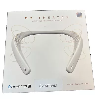 $40 • Buy My Theater Wearable Neckband Speaker EM-W100M With Bluetooth Audio Tansmitter