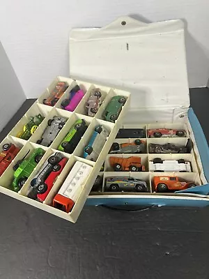 REDLINES Hot Wheels Matchbox Road Champs Diecast Toy Cars Case 1970s Vintage LOT • $85