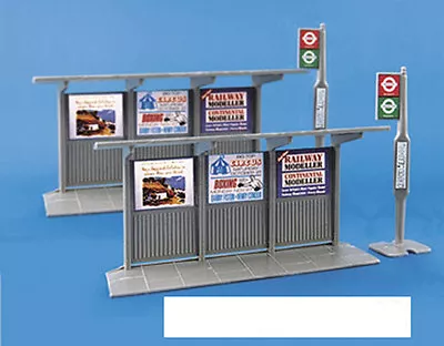 £7.99 • Buy Modelscene 5007  Bus Stops & Shelters '00' Gauge  = 1/76th Scale 1st Class Post