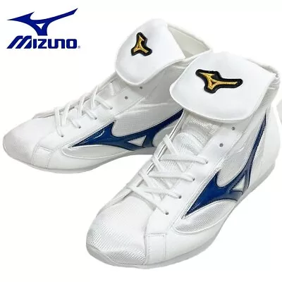 Mizuno Short Boxing Shoes Easy Spectra White × Navy Line BM509 26-28.5cm Japan • $598.38