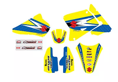 SUZUKI Factory Quality Graphics Kit RM85 RM85L 2002-2019 Motocross Decals Sticke • $68.95