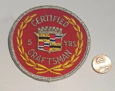 $20 • Buy Vintage 5 Years Cadillac Craftsman Patch Never Worn