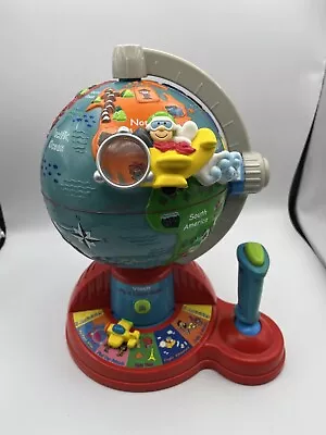 Vtech Fly And Learn Globe Interactive Educational Talking Kids Atlas Geo. S207B • $15