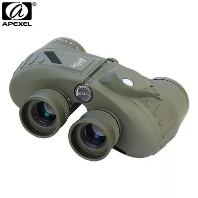 APEXEL 10X50 Marine Binoculars For Adults Rangefinder Compass Hunting Binoculars • $135.98