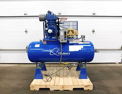 Mo-5110 Quincy Qr-325 Compressor. 200 Psi Max. 80 Gallon. 460 V. 3 Ph. 5 Hp. • $3500