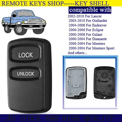 $9.99 • Buy 2002-2010 For Mitsubishi Lancer Outlander Montero Sport Keyless Remote Key Shell