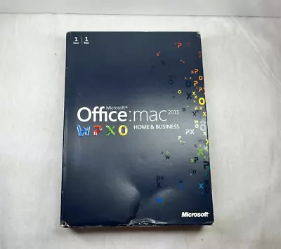 Retail Boxed: 2011 Microsoft Office: Mac Home And Business W/Activation Key • $22