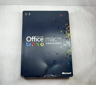 Retail Boxed: 2011 Microsoft Office: Mac Home And Business W/Key • $24