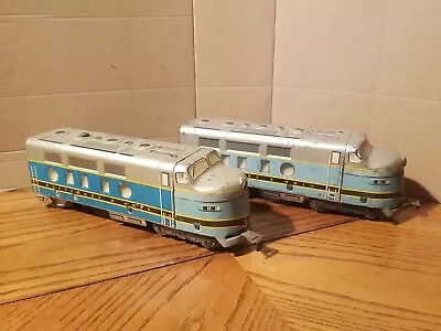 Vintage Marx B&O Baltimore & Ohio Diesel AB Locomotives O Scale Train • $59.99