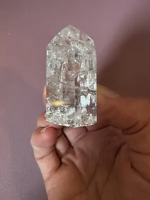Fire Ice Rainbow Quartz Rock Crystal • £16