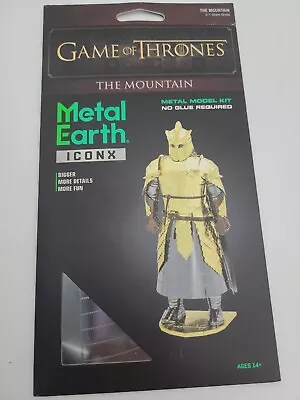 Game Of Thrones The Mountain Metal Earth Model Kit  Steel Model  New Sealed • $11.99