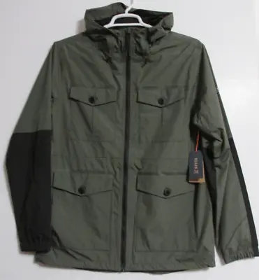 Men's Roark Cascade 5K Waterproof Rain Shell Jacket Military Green Size Medium • $112.95