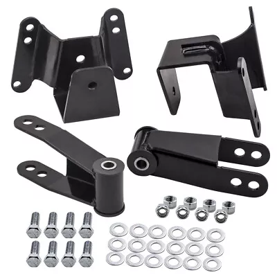 4'' Drop Lowering Kit For Chevy C10 R10 GMC C15 73-87 2WD  Hangers & Shackles • $166.55