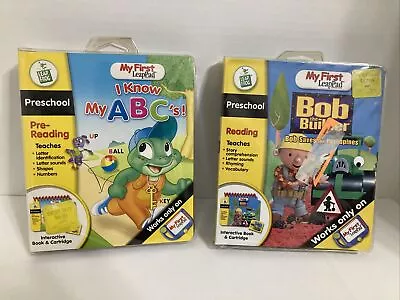 Leap Frog My First LeapPad Lot Of 2 Book And Cartridges New In Box • $15