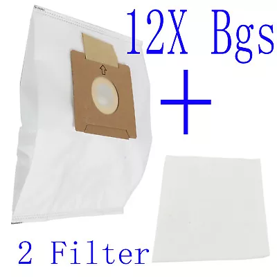 12 Pcs VACUUM CLEANER BAGS SUITABLE FOR  Wertheim Clean Up W2000 Dog & Cat W6030 • $26.99