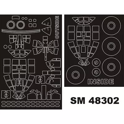 Montex SM48302 Avro Lancaster B Mk.I/III Paint Mask Tamiya 1/48 • £9.95