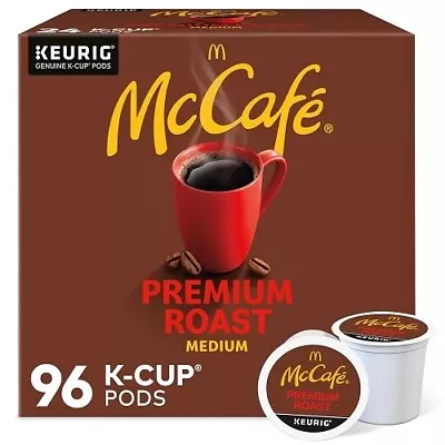 McCafé Premium Roast Coffee K-Cup Pods Medium Roast 96 Ct. Not Ship To CA • $37.99