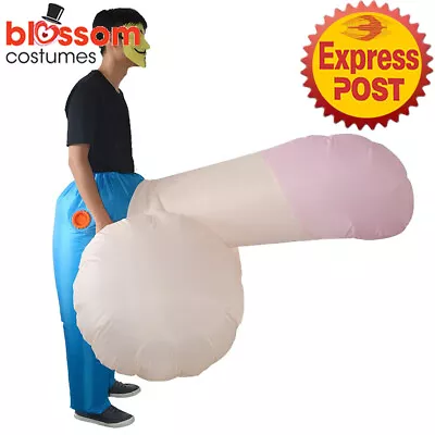 K354 Inflatable Giant Willy Costume Penis Adult Novelty Fancy Dress Outfit Hens • $37.95