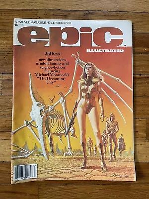 Marvel Epic Illustrated Magazine 1980 #3 Starlin Gulacy Elric Dreadstar 1st! • $9.99