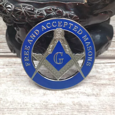 Masonic Auto Car Badge Emblems Mason Freemason FREE AND ACCEPTED MASONS • $8.88