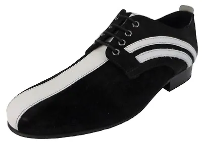 £84.99 • Buy Ikon Original Badger Black And White MOD Shoes …