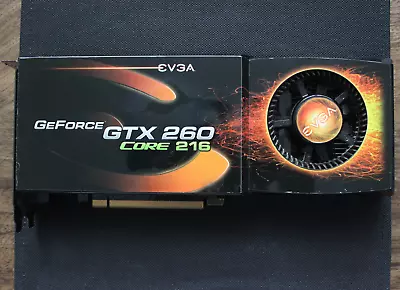 EVGA NVIDIA GeForce GTX 260 896MB GDDR3 SDRAM PCI Express X16 (896P31267AR) • $34