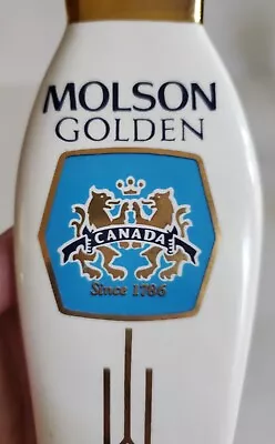 Molson Golden Beer Keg Tap Handle Barware Kegerator Draft  Brewerania • $25.46