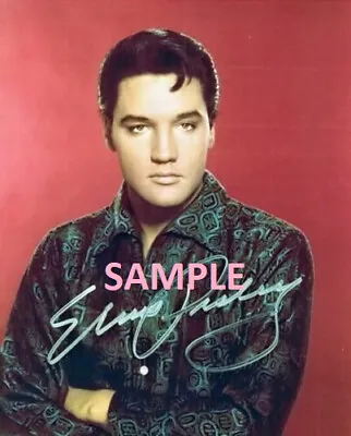 Elvis Presley #2 Reprint Photo 8x10 Signed Autographed Picture Man Cave Gift • $8.99