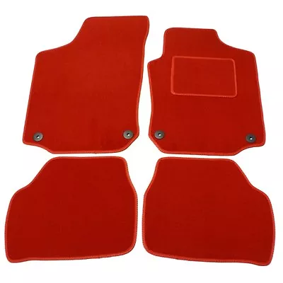 Tailored Red Car Mats Fits Vw Golf 4 R32 1997-2004 • $23.98