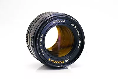 Minolta MD Rokkor-X 50mm F1.4 MD Mount For Parts Or Repair • $17.99