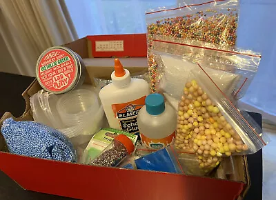 $15 • Buy Children’s Slime Supplies Box Bundle Glitter Glue Toys