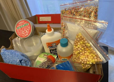 $15 • Buy Children’s Slime Supplies Box Bundle Glitter Glue Toys