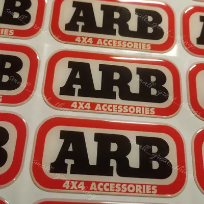 ARB Domed Decal Sticker Badge Bubble Resin Bull Bar Canopy Roof Rack Drawer • $15.95