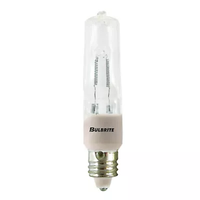 Bulbrite 610151 Q150CL/MC Bulb 120V 150W T4 Mini Candelabra E11 Clear 2900K • $7.90