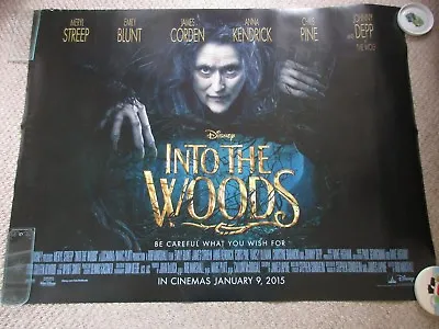 Into The Woods - Original Film Quad Poster • £1