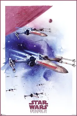 Star Wars: Episode IV - A New Hope - Movie Poster / Print (Watercolor Art) • $12.99