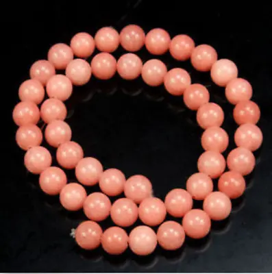 6-12mm Pink Morganite Round Gemstone Loose Beads 14  • $4.90