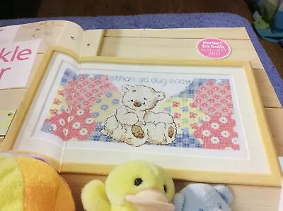 (F90) Lickle Ted Birth Sampler Cross Stitch Chart • £1.40