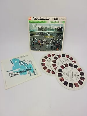 Vintage Disneyland Tomorrowland View-Master Pack B K16 Complete With Booklet 70s • $15.99