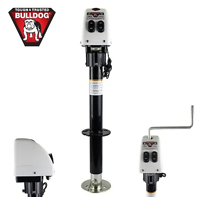 Bulldog Motorised 12v Electric Power Trailer Jack Frame Jockey Leg Stand Caravan • $390.10